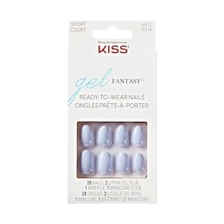 Kiss Gel Fantasy, Fake Nails, Day 1, Blue