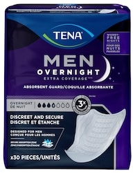 TENA MEN GUARDS OVERNIGHT 30