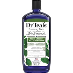 DR TEALS Foaming Bath with Pure Epsom Salt, Relax & Relief with Eucalyptus & Spearmint