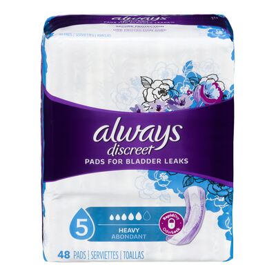 ALWAYS DISCREET PAD MAXIMUM REGULAR 48